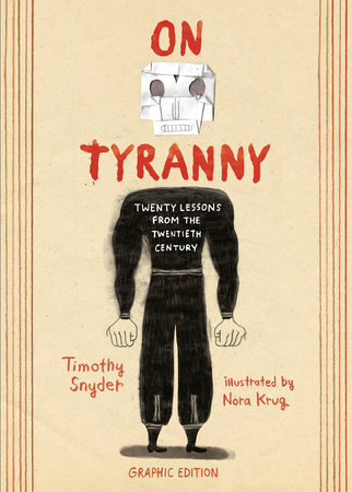 Cover of the 2021 graphic edition of Timothy Snyder's book 'On Tyranny'